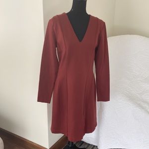 New Forest Lily long sleeve sheath dress